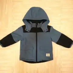 ❮BEAMS mini❯ 110cm リバーシブル中綿ブルゾン フード付き