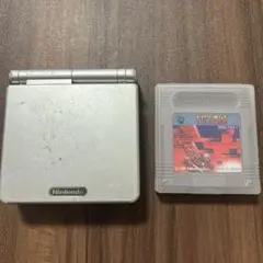 GAME BOY ADVANCE SP シルバー（動作確認済） テトリス付