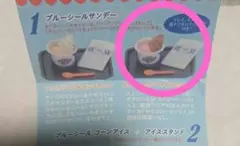 ブルーシールサンデー ミニチュア チョコレートソフト＆ストロベリー