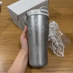 中国限定】 STARBUCKS スタバ シルバーボトル 紫夜星河 620ml - メルカリ
