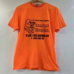 JERZEES Lions Club プリントTシャツ オレンジ M