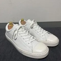 美品 ！コンバース オールスター クップ 白レザー スニーカー上質レザー