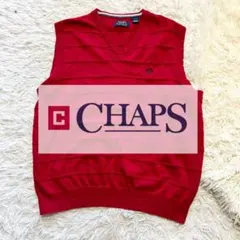 美品✨CHAPS ベスト　サマーベスト　ニット　サマーニット　古着　Y2Kのサムネイル