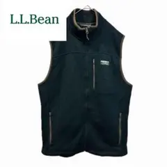 L.L.Bean フリースベスト M ダークグリーン エルエルビーン メンズ