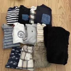 子供服 80男の子 トレーナー ロングTシャツ パーカー ズボン まとめ売り