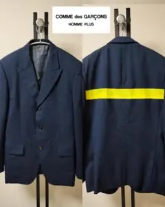 コムデギャルソンオムプリュス/90s/バックリフレクターウールギャバジャケット