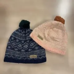 モンベル　キッズニット帽セット