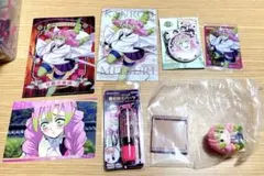 鬼滅の刃 甘露寺蜜璃 BIGステッカー ミニクリアファイル 着せ替えシャチハタ