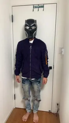 ジャンパー　ブルゾン　パープル