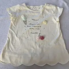 Biquette スカラップTシャツ　100cmのサムネイル