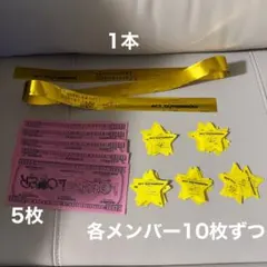 TXT ACT:TOMORROW 東京ドーム落下物 サイン入り金テ&星型 お札