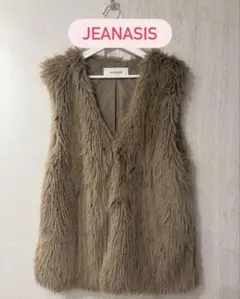 JEANASIS ベージュ ファーベスト
