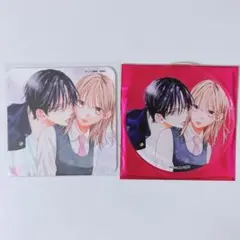 春の嵐とモンスター 春モン カフェ コースター アクリルコースター 栢 嵐子