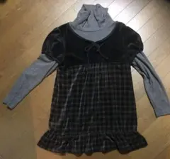 値下げしました　重ね着風チュニックLLサイズ