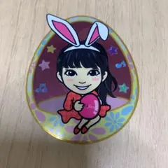 E-girls Flower 重留真波　イースターステッカー