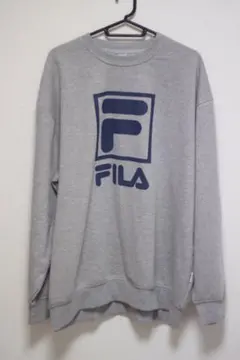 【新品タグ付き】FILA スウェット トレーナー グレー