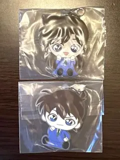 一番くじ　名探偵コナン  蓄光ラバーチャーム　工藤新一   毛利蘭