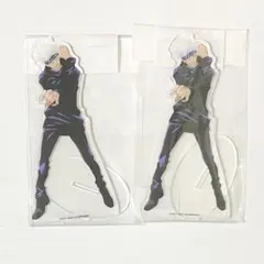 呪術廻戦 五条悟 アクリルスタンド 2体 MAPPA展