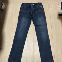 ダークブルー スキニーデニム ジーンズ