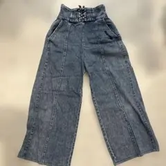 ハイウエストデニムパンツ 150