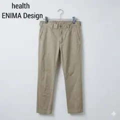 Health ENIMA DESIGN カーキチノパンツ ストレッチ M 日本製のサムネイル