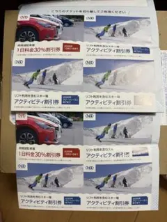 日本駐車場開発 株主優待券 紙チケット 2セット