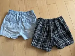 140サイズ ハーフパンツ 2点セット