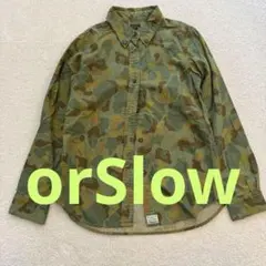 orSlow オアスロウ カモフラ ボタンダウンシャツ 迷彩 XSのサムネイル