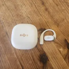 SHOKZ OPENFIT 2 ワイヤレスイヤホン 本体 ホワイト右