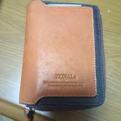 ZONALe 二つ折り財布 ブラウン レザーのサムネイル