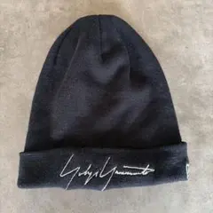 yohji yamamoto new era ニット帽 刺繍入りのサムネイル