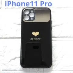 iPhone11 Pro クリアケース ハート be loved 韓国風 可愛い