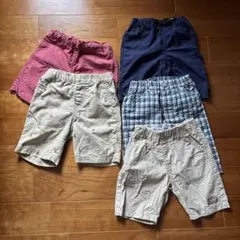 110センチ子供用半ズボン5点セット