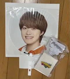 2点セット　なにわ男子 ペンライト　うちわ 大橋和也  ポップモール　新品未開封