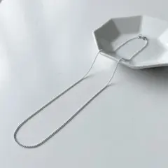 ネックレス　ボールチェーン　シルバー　銀　シンプル　匿名配送　韓国