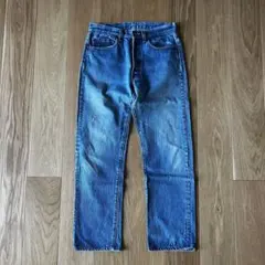 【希少】 80s リーバイス 501 USA製 ハチマル 内股シングル W33