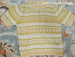 earth music&ecologyボーダーニット半袖