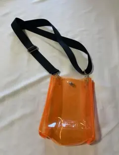 【niko and...】美品 PVCスクエアショルダーバッグ