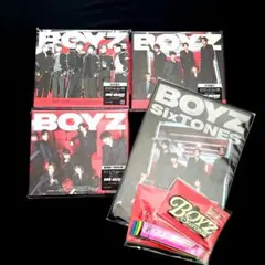 SixTONES BOYZ 3形態 初回盤A B 通常盤 シングル 特典付き