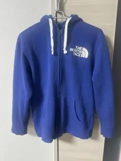 THE NORTH FACE 青 ジップアップパーカー