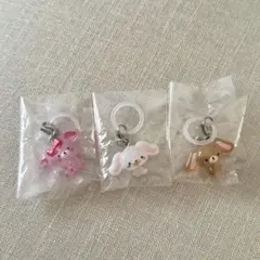 サンリオゆるっとめじるしアクセサリー3点 ぼんぼんりぼ ん しろうさくろうさ