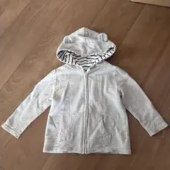 green label relaxing くま耳パーカー 85cm