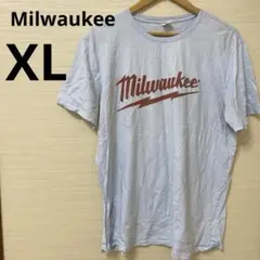 Milwaukee（XL）ロゴ Tシャツ ライトブルー