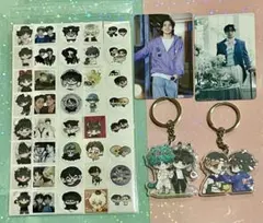 BTS グテ　イラスト　シール&キーホルダーセット　B 2個セット
