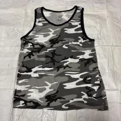 大バーゲン再再再再再値下新価格1700円ROTHOO迷彩柄タンクトップ