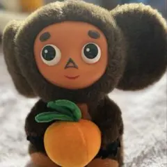 チェブラーシカ ぬいぐるみ オレンジ付き