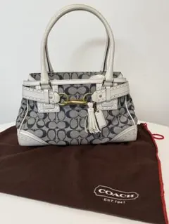 COACH Signature Tote Bag y2k ホースビット タッセル - メルカリ