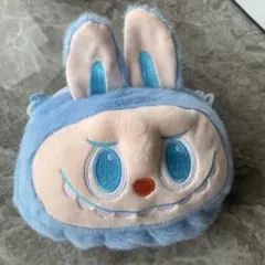 ラブブ　ショルダーバッグ ブルー　压缩発送　18cm*20cm