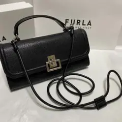 未使用級✨ IACUCCI ミニショルダーバッグ 2way クロスボディ 黒