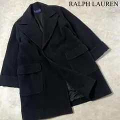 RALPH LAUREN ウール×ナイロン オーバーサイズ チェスターコート